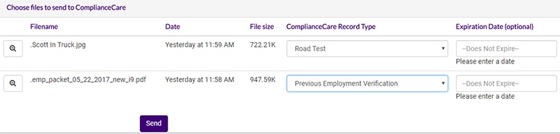 Expiration Date Field Option