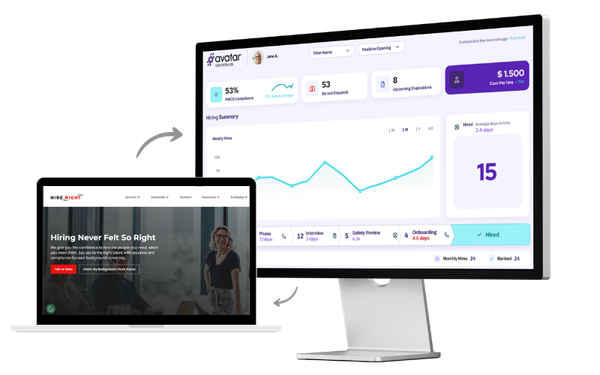 HireRight Background Check in DriverHub