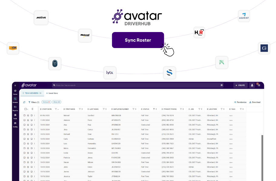DriverHub Roster Sync 2