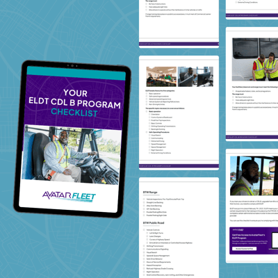 ELDT CDL B PROGRAM  CHECKLIST