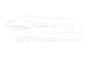 Student Transportation of America Logo White