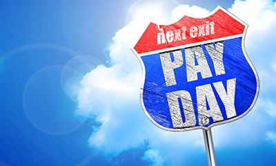 pay day street sign