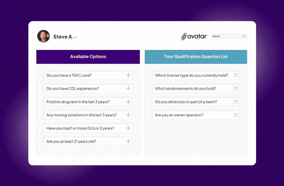 Qualification Questions