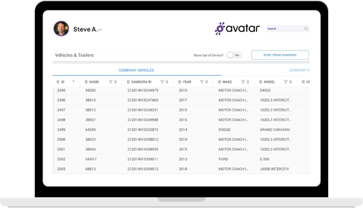 Samsara Vehicle Sync