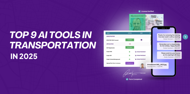 Top 9 AI Tools in Transportation in 2025