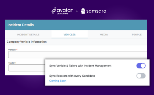 Vehicle Information Integrated with Samsara